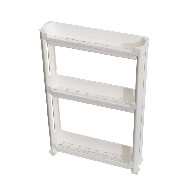 Bathroom Cabinet  Behind The Door Storage and Kitchen Storage Rack Multi-layer Narrow Cabinet Space Saving Trolley Storage Rack 5