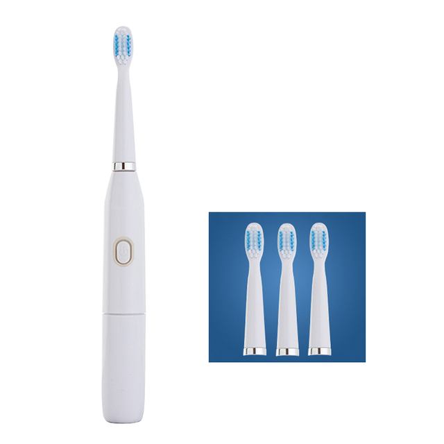 Electric Toothbrush With 4PCS Replacement Brush Heads 32000 High Frequency Sonic Vibration IPX7 Waterproof Toothbrush