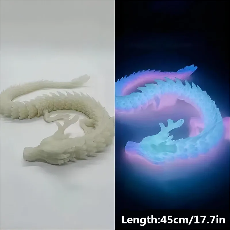 thumbnail image 1 of Huevo de dragón volador luminoso impreso en 3D que brilla en la oscuridad, con alas articuladas giratorias, adornos para el hogar y la oficina, regalo para niños, 1 of 5