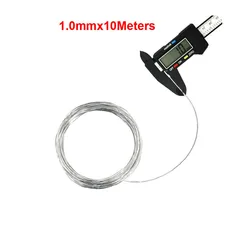 Versatile Silver - Plated Aluminium Craft Wire for Jewelry and DIY Projects (1 Roll 1mm 10Meters)