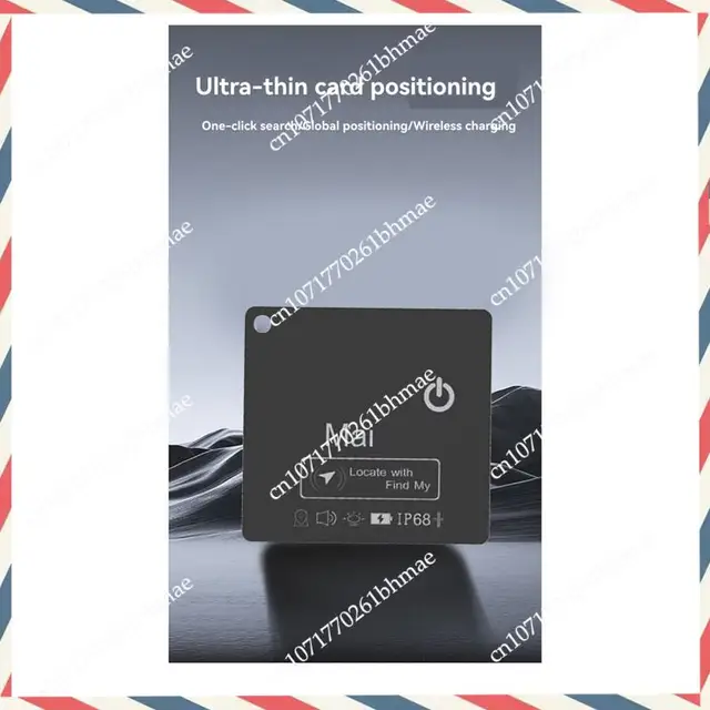 -A21Z Mini Tracker Card Wireless Charging Tracking Location Gps Locator Smart Tag Work With Find My Wallet 2