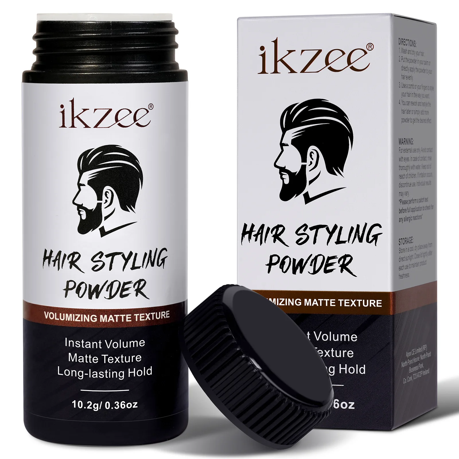 Hair styling powder natural refreshing oil lasting fluffy styling powder men's back