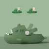Bebealy Fashion Boys Girl Shark Slippers Cute Cartoon Shower Slippers Outdoor Non-Slip Cloud Sandals Cushioned Thick Sole Slides 5