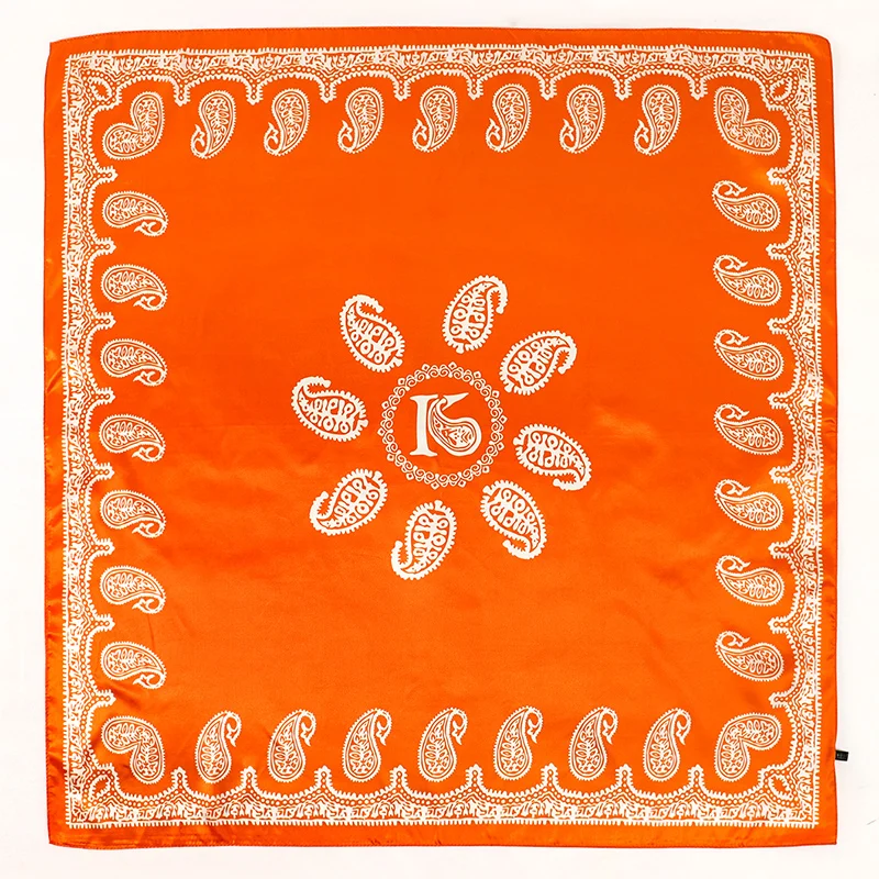 90*90cm Platz Silk Schal Frauen Mode Designer Schöne blumen Foulard Weiche Satin Schal Kopftuch Schals Hals kopftuch – Detail 13