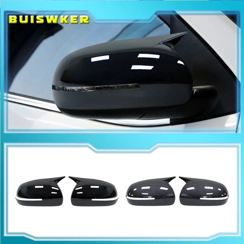 

Для Kia Forte K3 Cerato 2010-2018 ABS углеродное волокно корпус автомобиля Боковая дверь зеркало заднего вида крышка фотоотделка