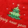 New Navidad Xmas Face Towel Christmas Decor Red Santa Claus New Year Gift Home Bathroom Washing Hand Face Towel Cloth Man Woman 5