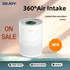 Sejoy Air Purifiers For Home Bedroom Quiet Air Cleaner With 22dB Sleep Mode H13 Hepa Filter For Smoke 360° Air Intake Touch Cont 1