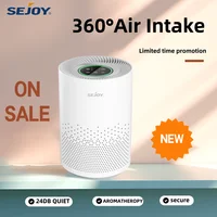 Sejoy Air Purifiers For Home Bedroom Quiet Air Cleaner With 22dB Sleep Mode H13 Hepa Filter For Smoke 360° Air Intake Touch Cont 1