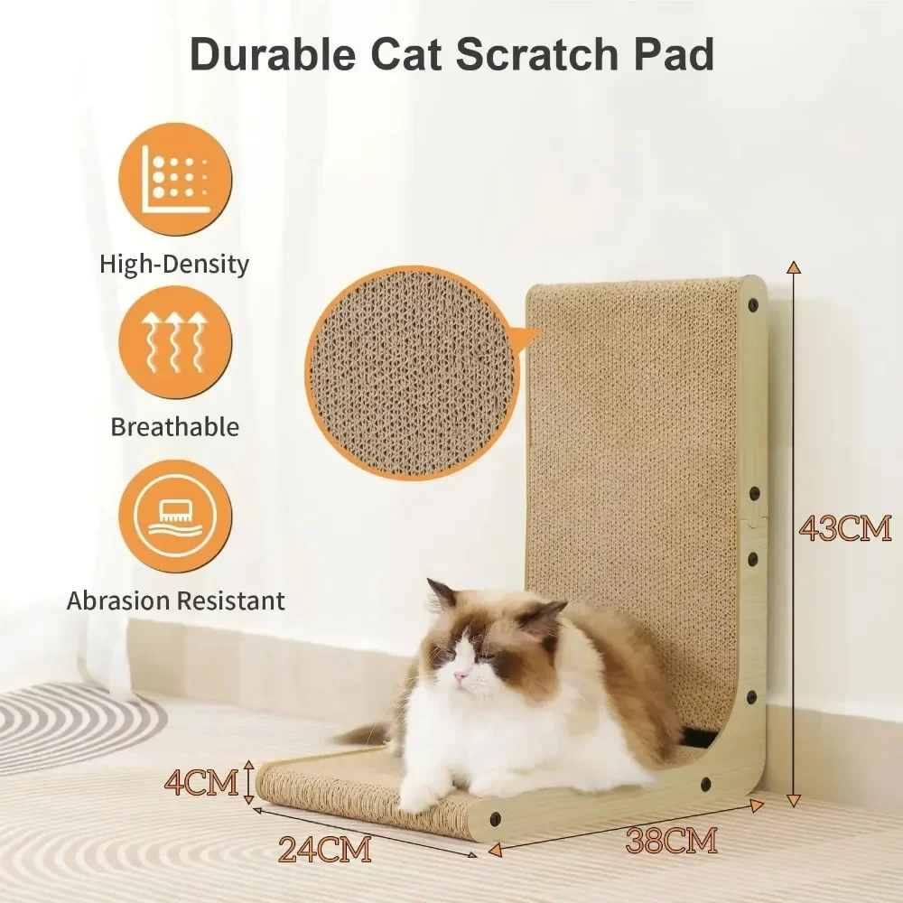 Cat Scratching Post Cat Scratcher Cat Scratching Post Vertical Wear-resistant Scratch-resistant Cats Scratching Board Cats Toy Furniture Protector