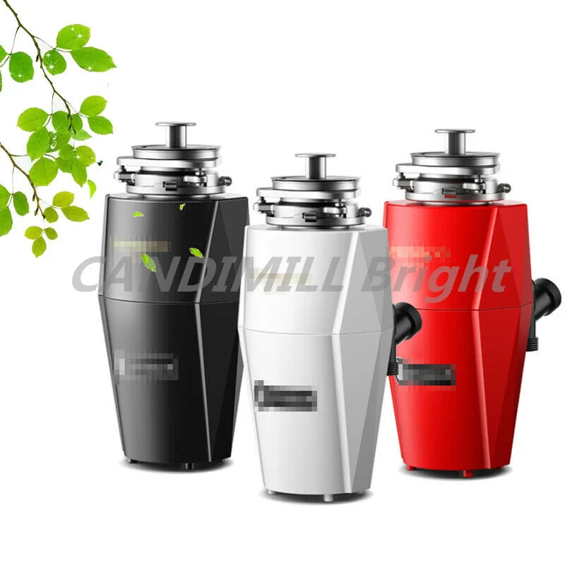 550W Household Sink Food Waste Disposer Kitchen Garbage Processor Residue Disposal Crusher Grinder Stainless Steel Blade