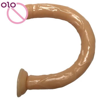 Long Dildo Strapon Super Huge 50cm Penis with Suction Cup Vagina G spot Stimulator Sex Toys for Women Anal Butt Plug Masturbator 5