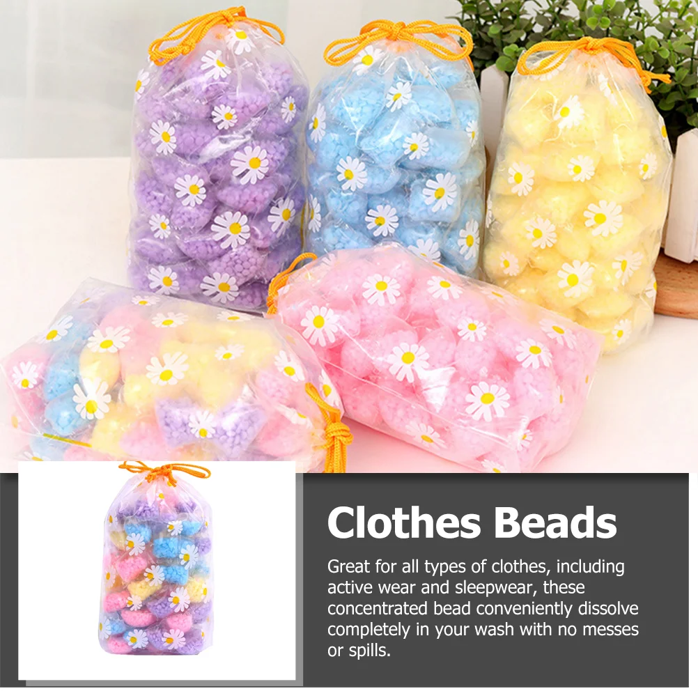 60Pcs Fragrance Pearls Laundry Beads Clothes Cleaning Beads Washing Supplies Deodorant Freshener Safe Material Practical Design