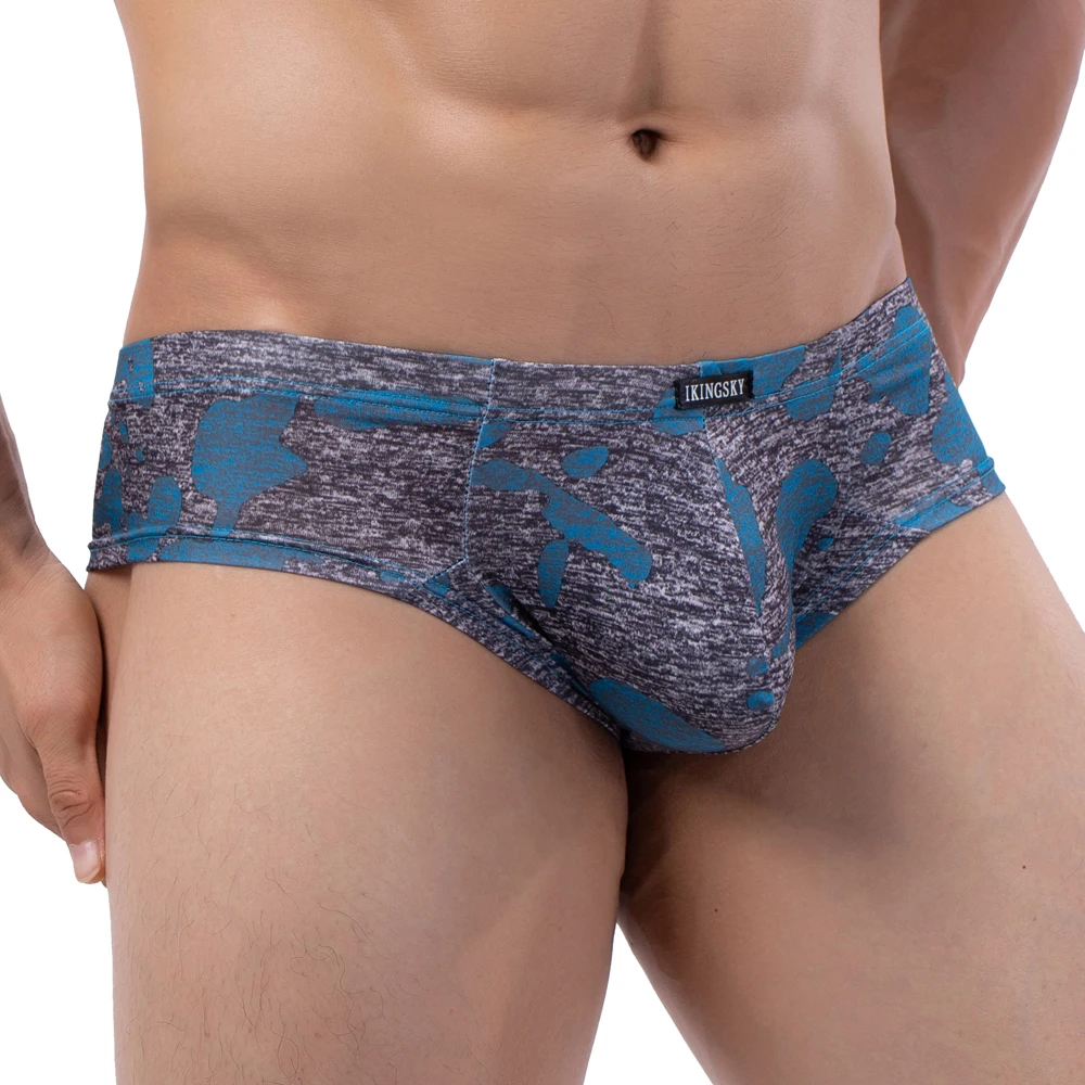 iKingsky Men's Sexy Cheeky Boxer Briefs Mini Cheek Thong Underwear