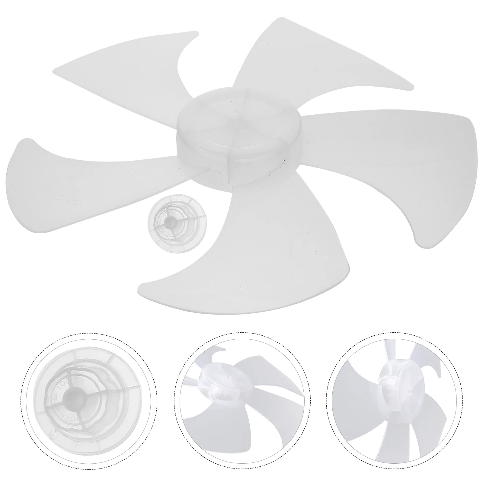 

14Inch Fan Blades Electric Fan Replacement Fan Blades Thickened Universal Fan Blade Floor Fan Table Fan Wall Fan Blades 5