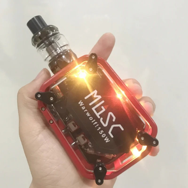 E Sigara Smoke Vaporiz Warwolf 150W Box Mod Vape Kit Built-in 3500mAh  Battery Large Output E-cigarette 510 thread battery Vapes