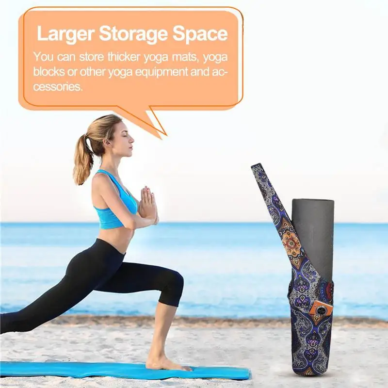 Yoga Mat Tote Storage Bag Pilates Clothing And Gym Accessories
