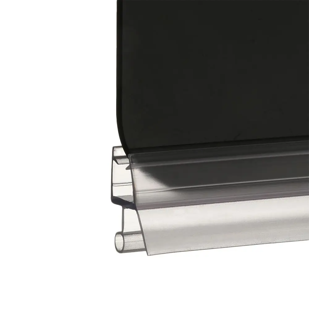 Bath Shower Screen Seal Strip 1m 4 to 12mm Gap Window Door Weatherstrip Windproof Water Retaining