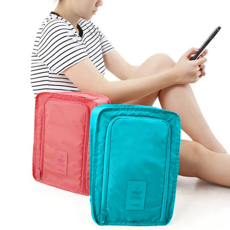 Multifunction Travel Bag Portable Tote Bags for Women Nylon Fold Dust-proof Shoe Organizer Storage Handbag Travelling Ladies 5 Sf544b1bccba84aa2b5aaebc9023b9cefu