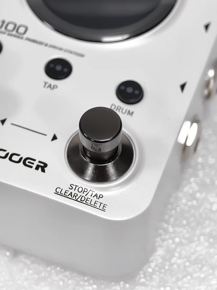 Sf544bd5d7f6e4021b2085ec3bcc4badcj MOOER ギターペダル GL100 LOOP ドラムマシンエフェクトペダル 自動録音とタイムストレッチ機能 1.3インチタッチスクリーンペダル