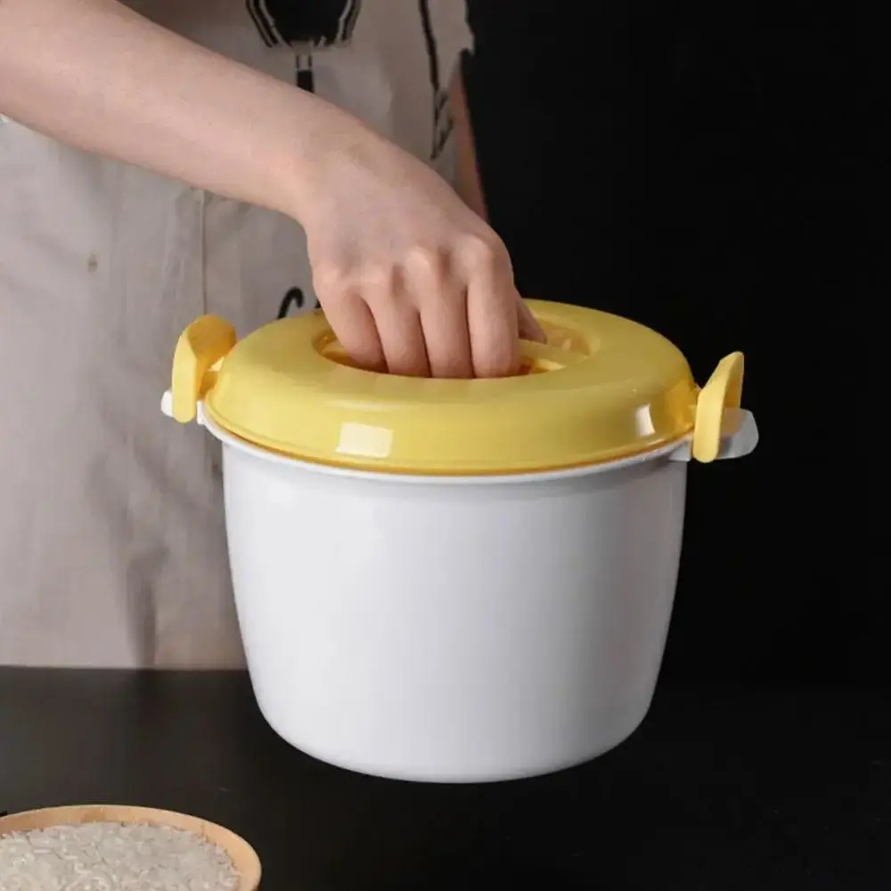 Description Picture 4 of itemMicrowave Rice Cooker Steamer Pot Pastamaker Oven Veggie Cookware Cooking Soup Pressure Pots Bowl Micro Vegetable Container
