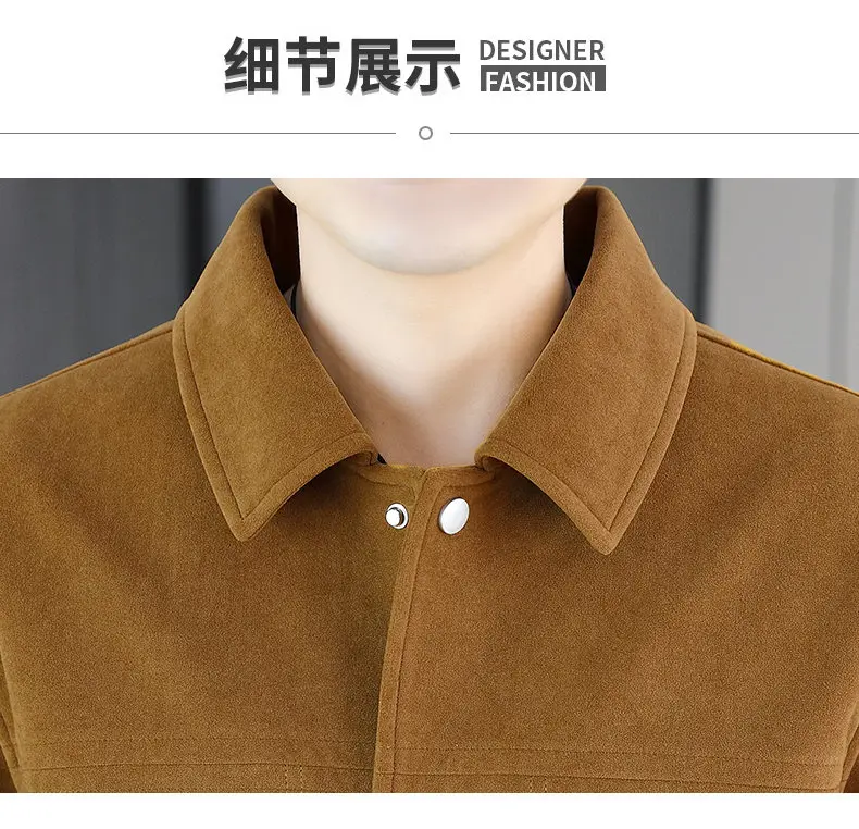 Hochwertige Herren Casual Slim Fit Einreihige Jacken Neue 2026 Frühling Herbst Jugend Streetwear Mode Mäntel Kleidung – Detail 17