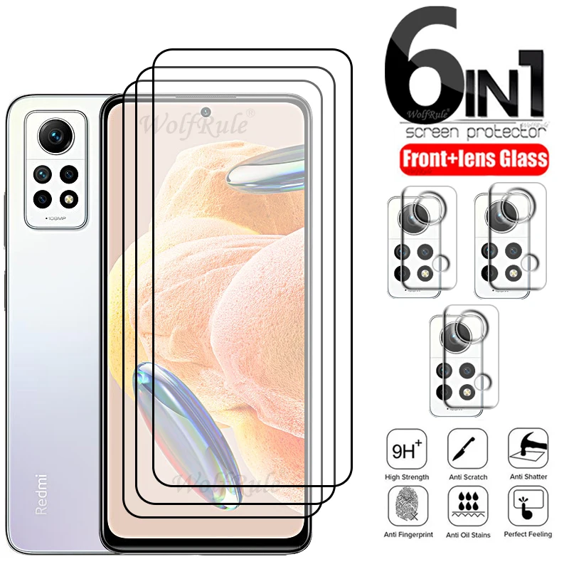 6-in-1 Full Coverage Screen and Lens Protector with Glue