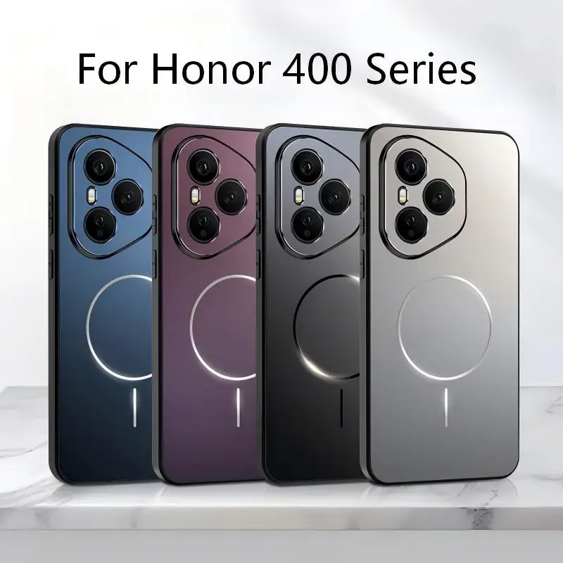 Magsafe Original Slim Metallic Magnetic Phone Case - Anti-Fall Airbag Bumper & Wireless Charging Cover