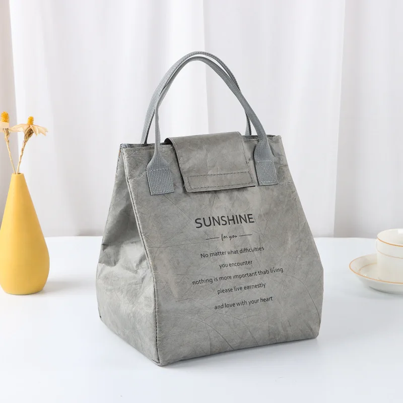 Waterproof Insulated Paper Lunch Bag – Extended and Thickened Aluminum Foil Lining, Jap... - SKU IPLB1807 - UGI Packaging