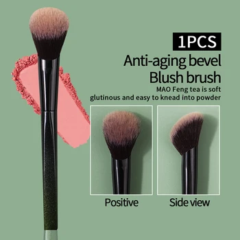 1/2 pennelli morbidi per blush, pennelli per illuminare, pennelli per contornare e pennelli per sfumare - Un pennello multiuso per il trucco
