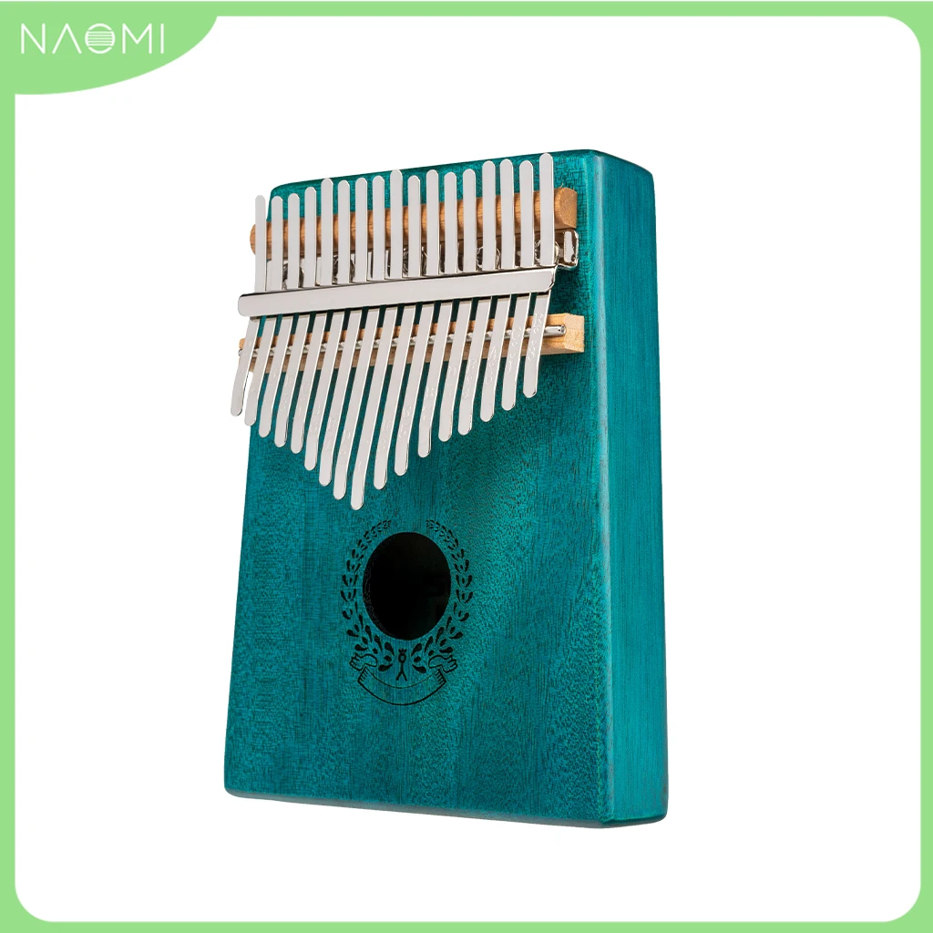 17 Keys Kalimba Thumb Piano Kalimbas Student Mahogany Wood Body Musical