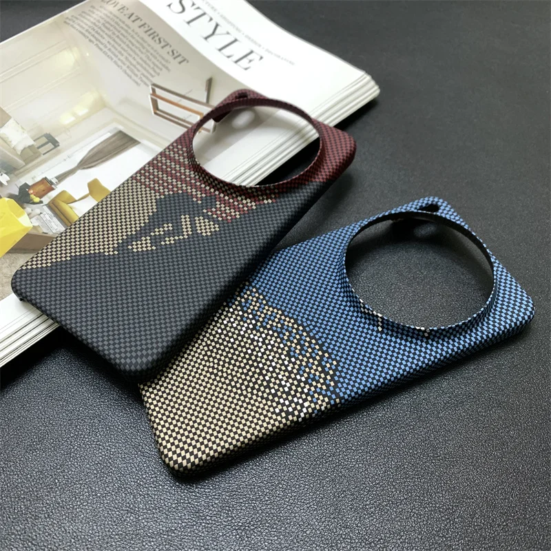 Sleek Matte Slim Carbon Fibre Texture Shockproof Phone Case