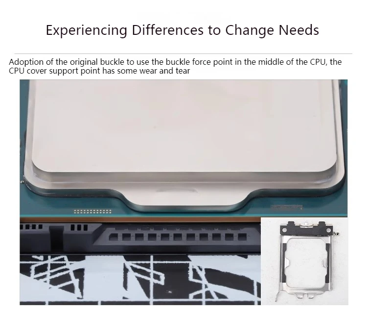 Aluminum 17XX BCF CPU Installation Fixed Bracket LGA1700 Platform Fastener 1700