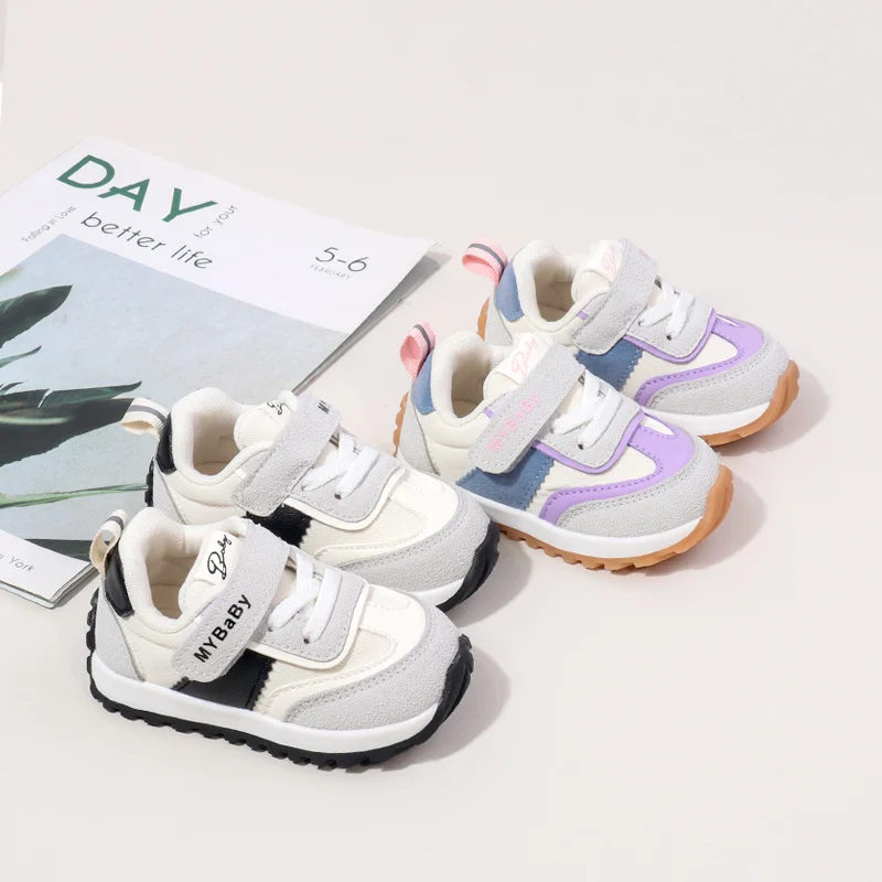 Spring and Autumn Children Casual Sports Shoes High Quality Anti Slip Walking Shoes for Girl Boy Cute Baby Prewalker Shoes BM16 2