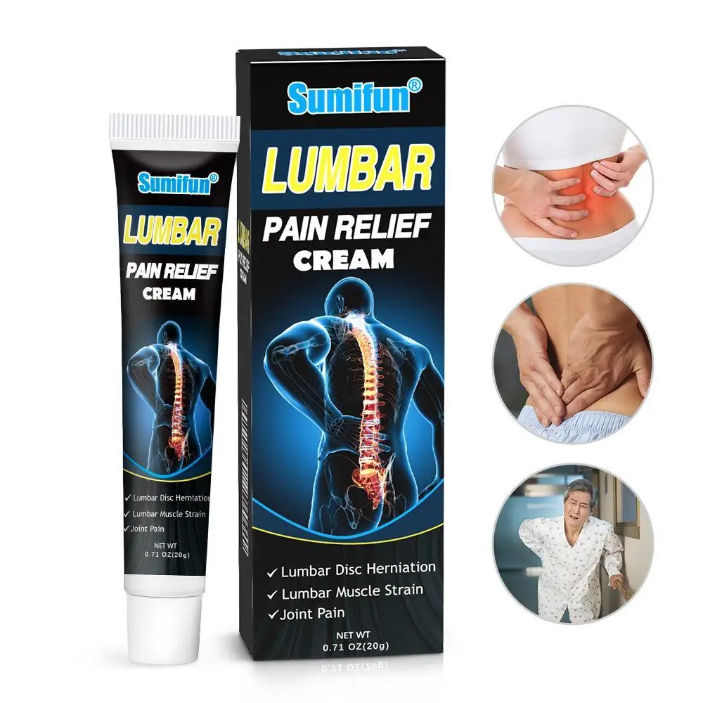 

Lumbar Disc Herniation Analgesic Cream Treat Arthritis Rheumatism Ointment Muscle Joint Pain Relief Waist Massage Care Plaster