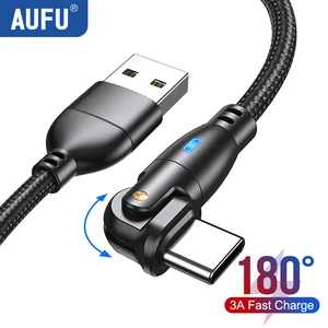 Кабель зарядный AUFU USB Type-C с поддержкой быстрой зарядки, 3 А