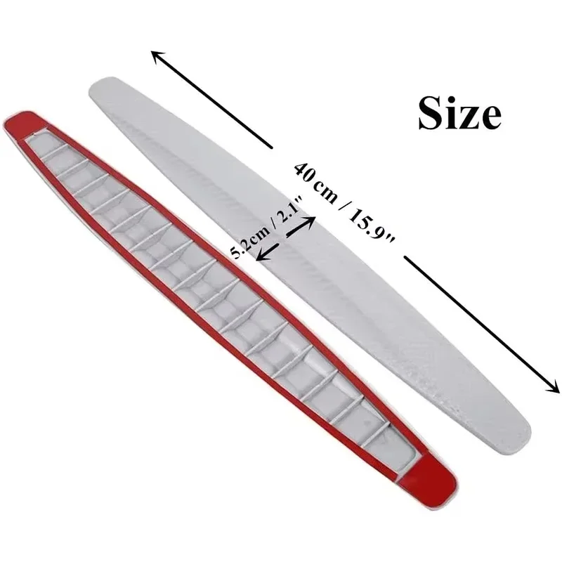 Car Bumper Protector Strips - Enhanced Corner Protection & Scratch Guard (Set of 2)