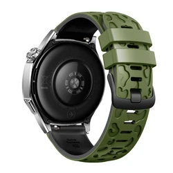 22mm Silicone Watch Strap - Durable Soft Replacement Band - 22mm Universal (E)