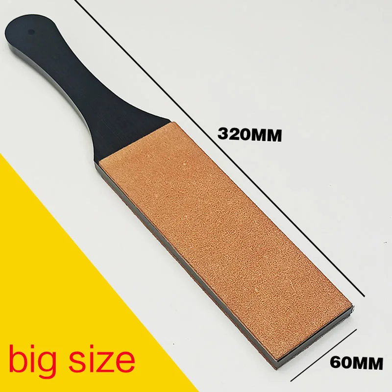 Pietra per affilare lavagna in pelle Pietra per affilare la pelle Piastra per affilare la pasta per coltelli composita per affilare lo strop - immagine 6