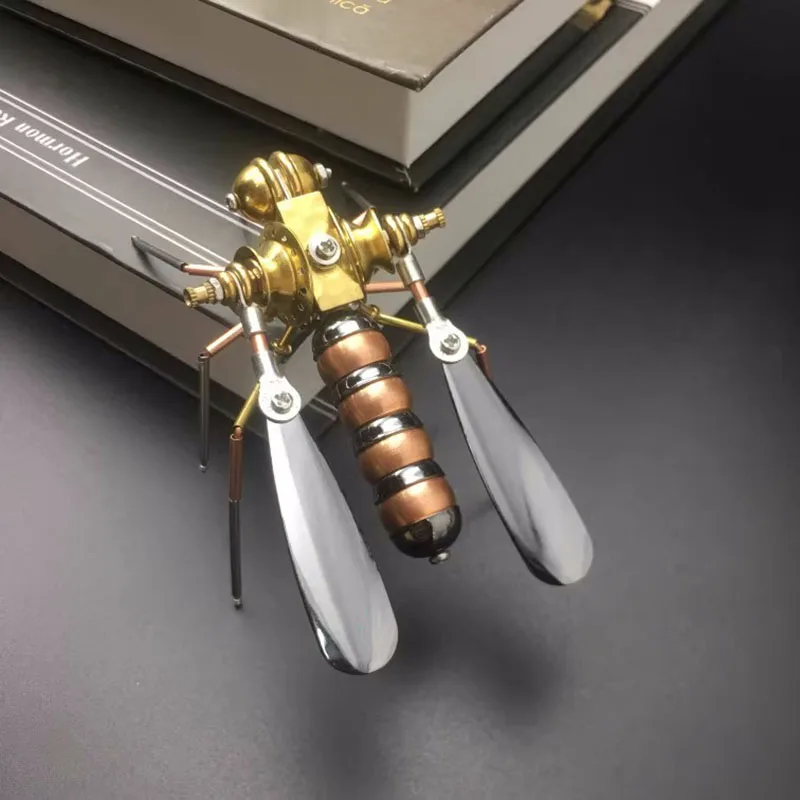 

Steampunk Mechanical Insect Mosquito Full Metal Model Artifact Creative Gift Tabletop Decoration