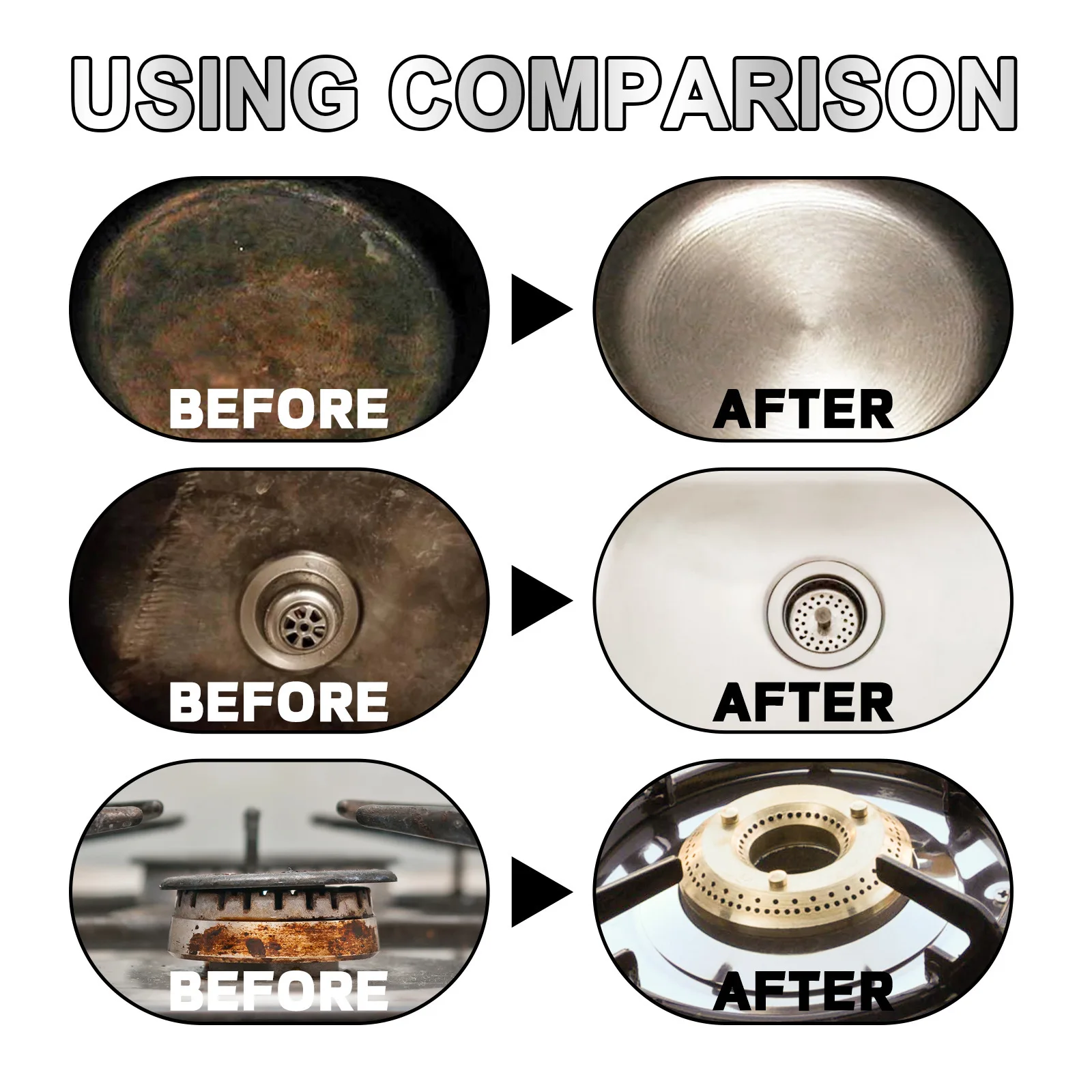 Stainless Steel Cleaning Paste Powerful Cookware Cleaner Rust Removal Washing Pot Bottom Scale Decontamination Kitchen Cleaner