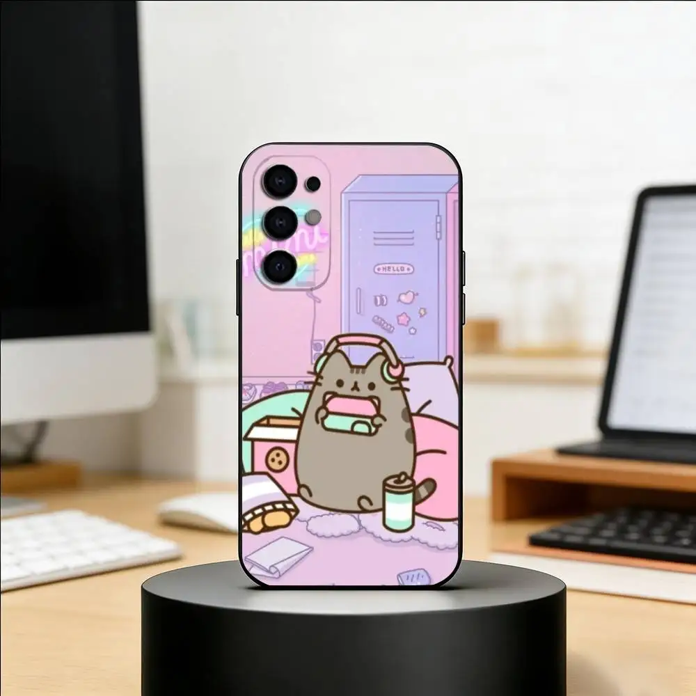 Adorable Black Silicone Cat-Themed Soft Phone Case