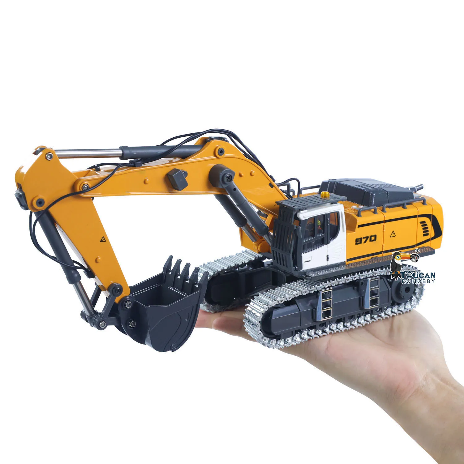 ミニショベル 1/50 970 RTR RCショベル　ケース付き　ラジコン Amazon.com: TOUCAN RC HOBBY 1/50 RC Excavator K970 Engineering