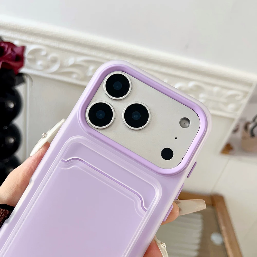 Premium Smartphone Case with Card Slot Holder and Cash Pocket - Soft Microfiber Lining, Durable TPU Cover