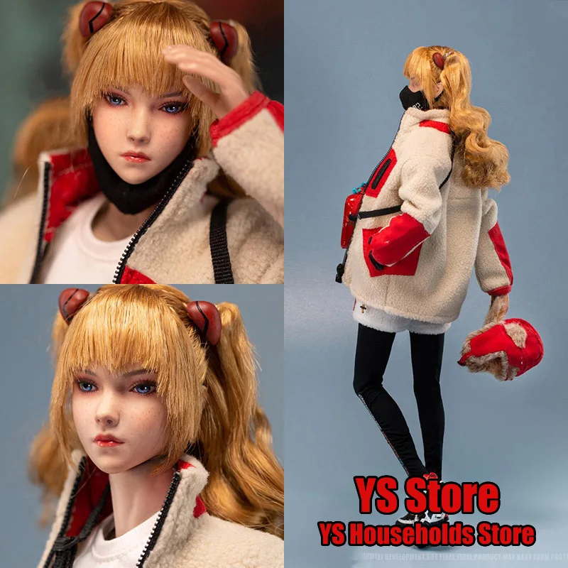 

In Stock BOXSTUDIO B0X-003 1/6 Asuka Cute Female Soldier Model Moveable Dolls Japanese Anime Original Simulation 12" Collection