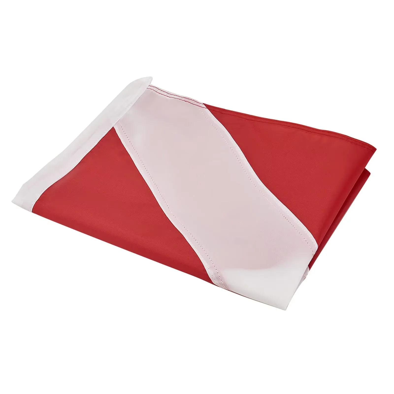 Diving Flag-20" x 24" Extra Large Double Stitched Nylon Legal Size Flag for Scuba Diving, Freediving, Snorkeling and Boating diving flag