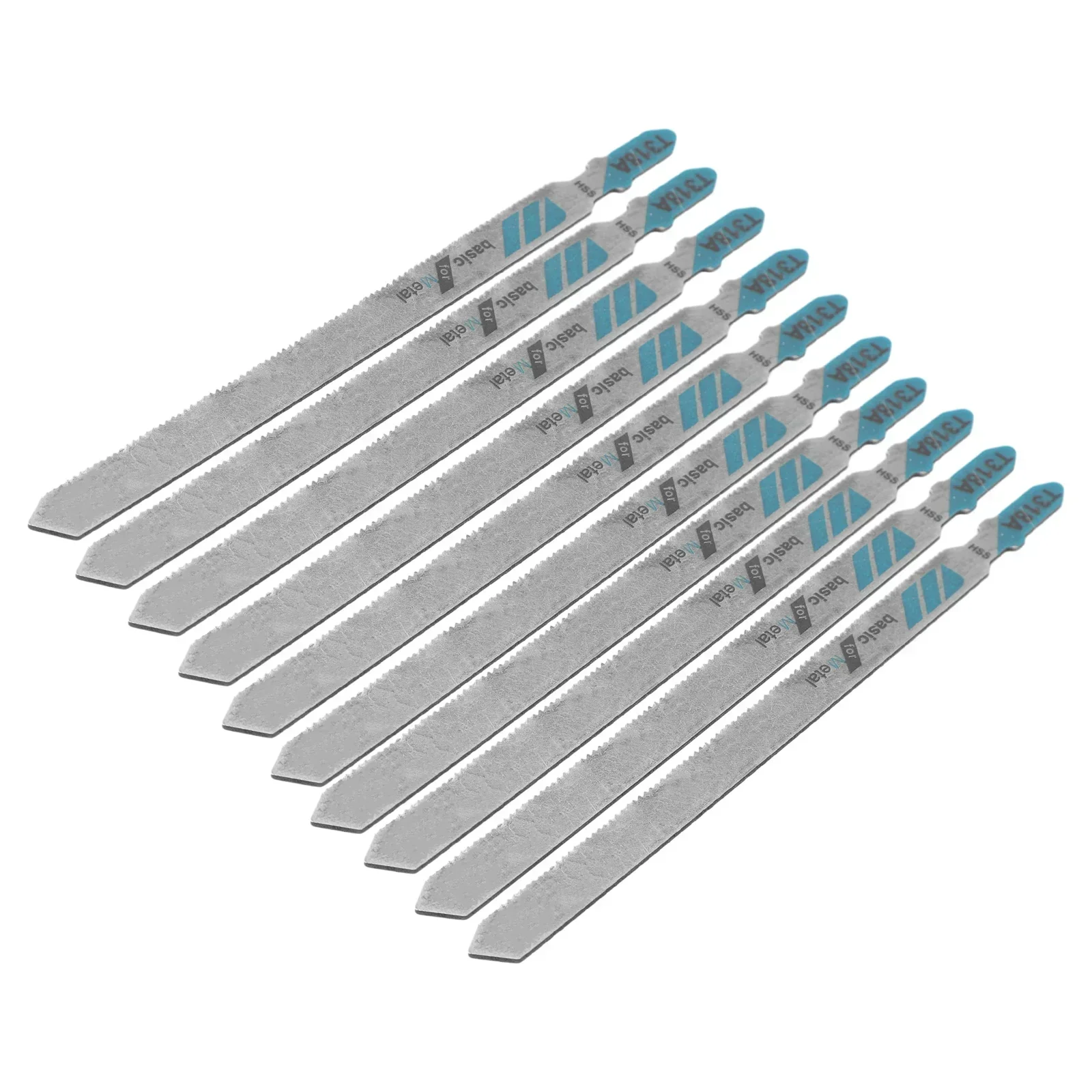 HSS Reciprocating Saw Blades Jigsaw Blades T318A 132mm 10Pcs Wood PVC Fibreboard Thin Metal Cutting Hand Tools jig saw blades,reciprocating saw blades