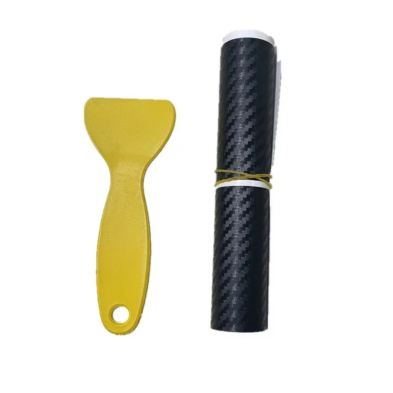 Anti Kick Car Door Sill Scratch Protector Cover Vinyl 3D Black Carbon Fiber Texture Car Sticker Film for Door Guard