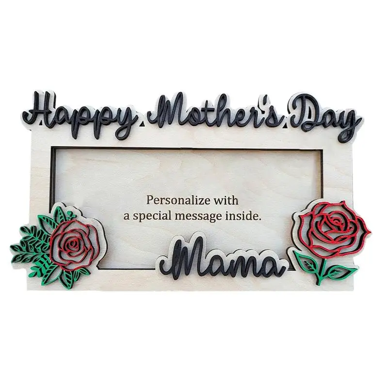 

Photo Wallet Mama's DIY Money Holder Happy Mother's Day Card Holder Money Bag Pouch For Cash Organization Money carrying Wallet