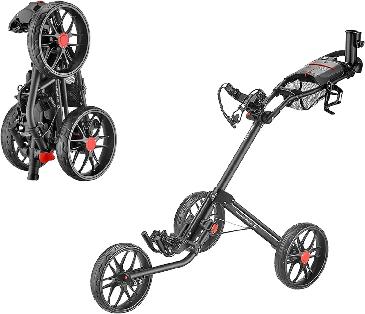 Caddylite 15.3 V2-Deluxe Quad-Fold Golf Push Cart
