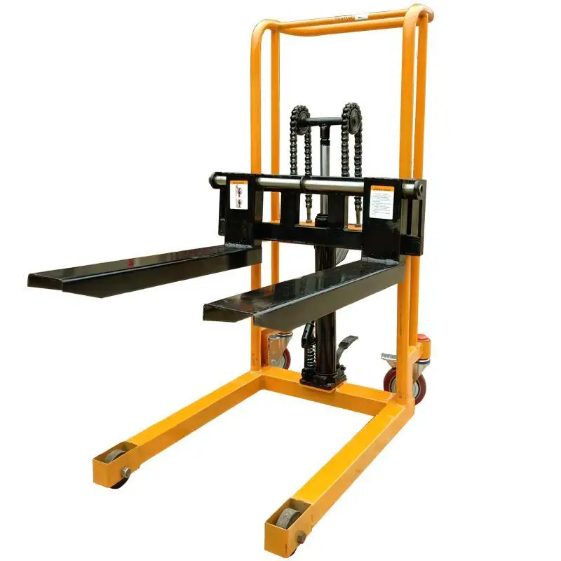Smallforkliftmanualstackermicrohydraulicliftertruckportable
